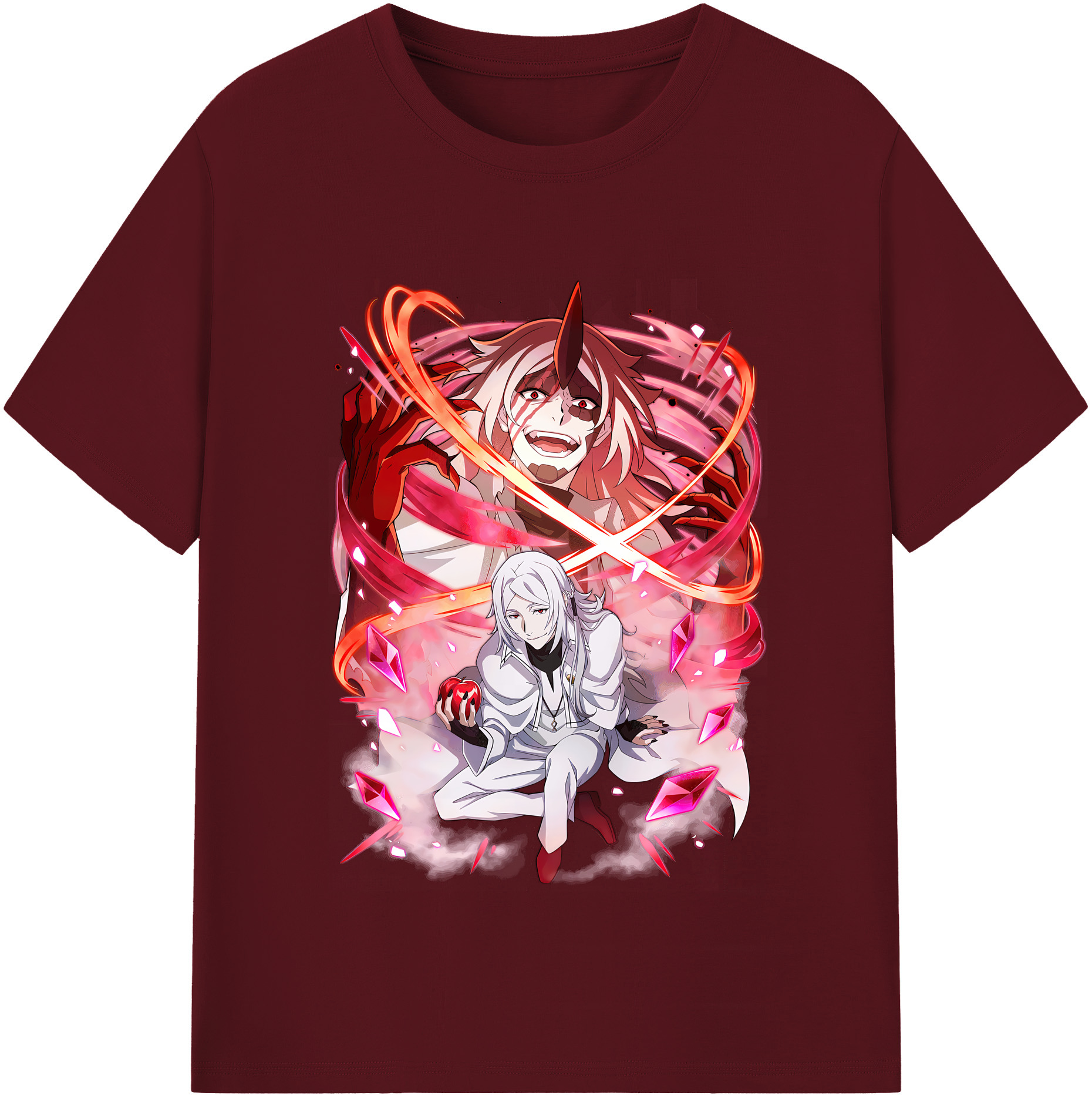 （画像用） 文豪ストレイドッグス Bungo Stray Dogs 綿100％半袖Tシャツ（フロントプリント）